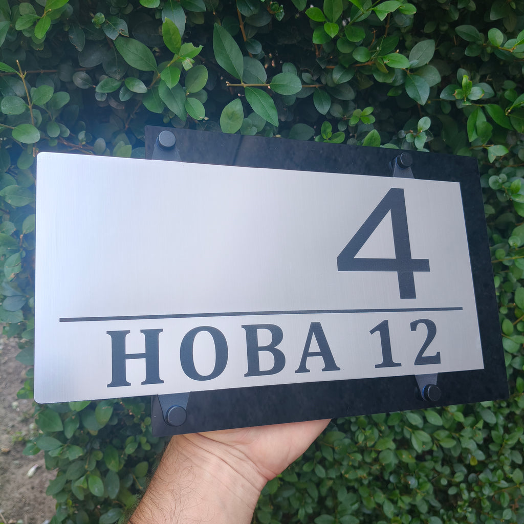 Lux Tablica za Kuću sa Brojem i Nazivom Ulice – Model 5