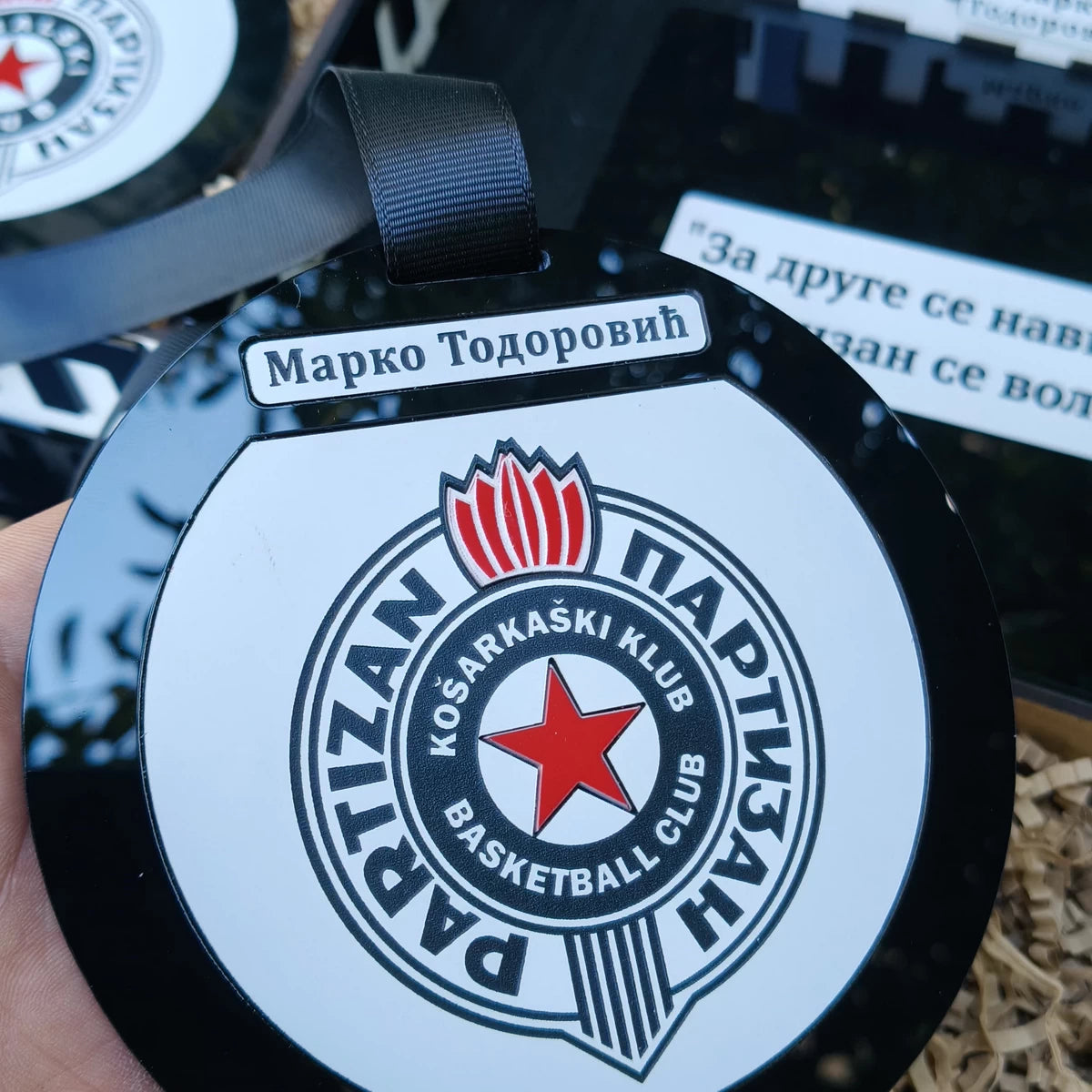 Personalizovana Partizan Medalja 42