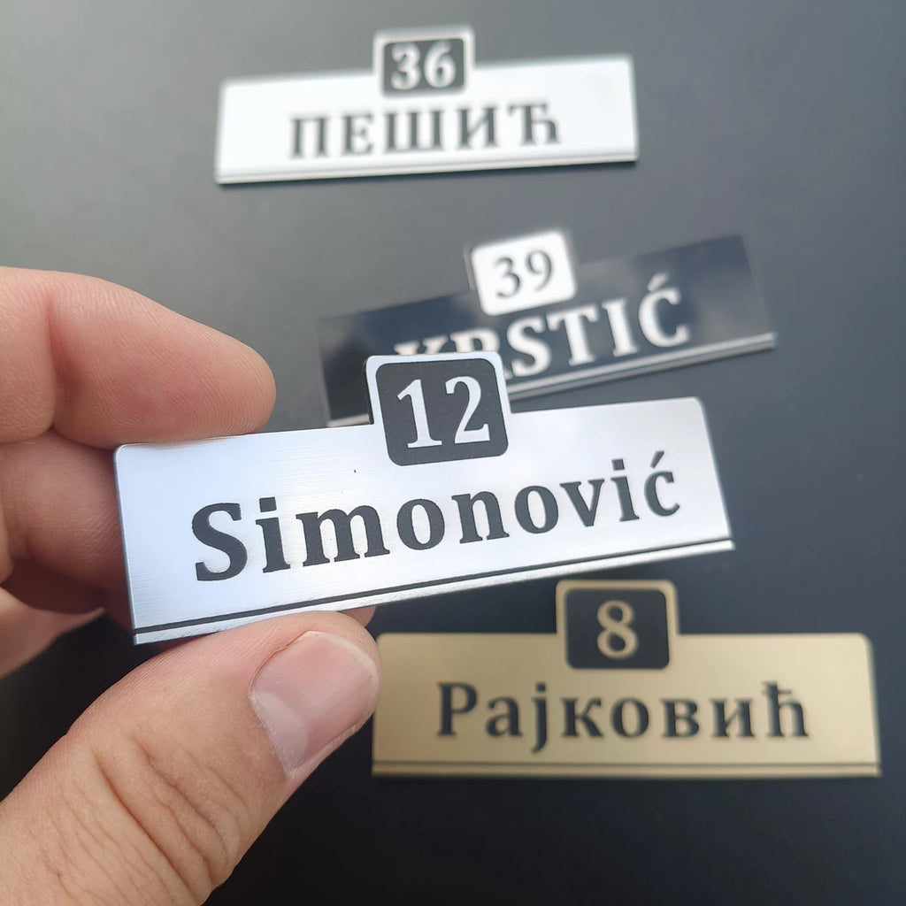 Pločica za vrata model 3.5