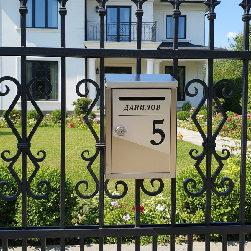 Poštansko sanduče sa personalizovanom gravurom i šifrom 04