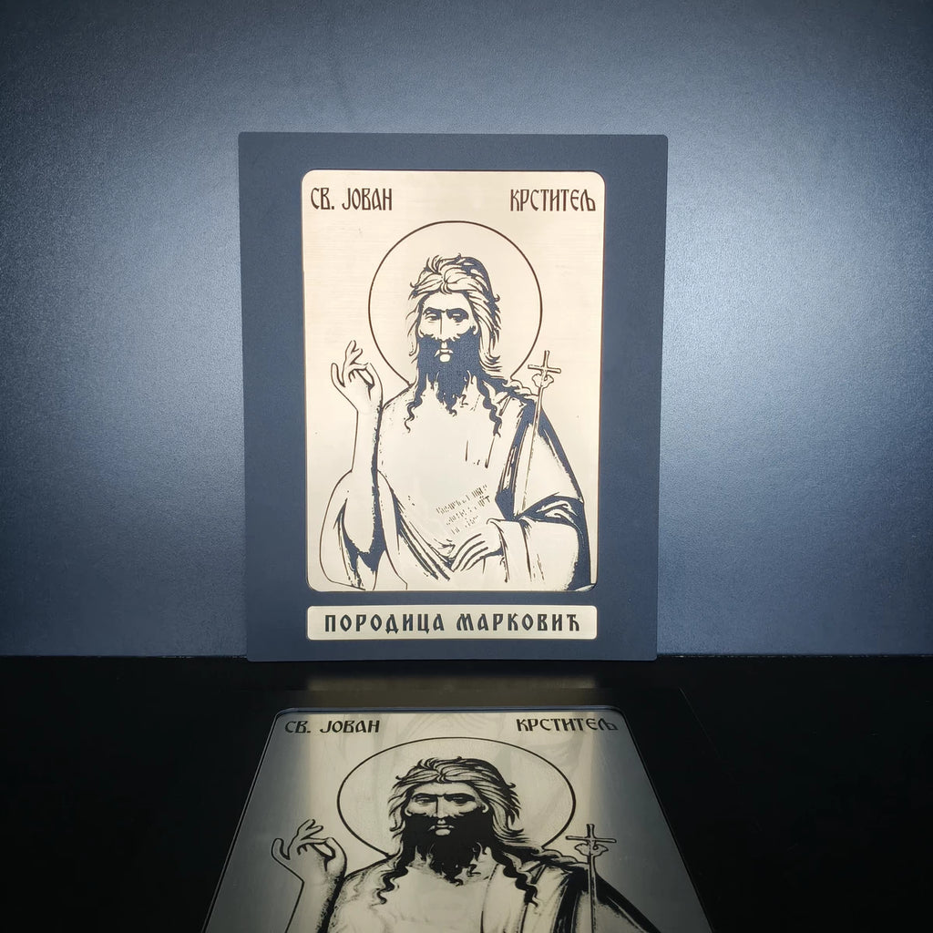Sveti Jovan Krstitelj - Personalizovana Slavska Ikona 02
