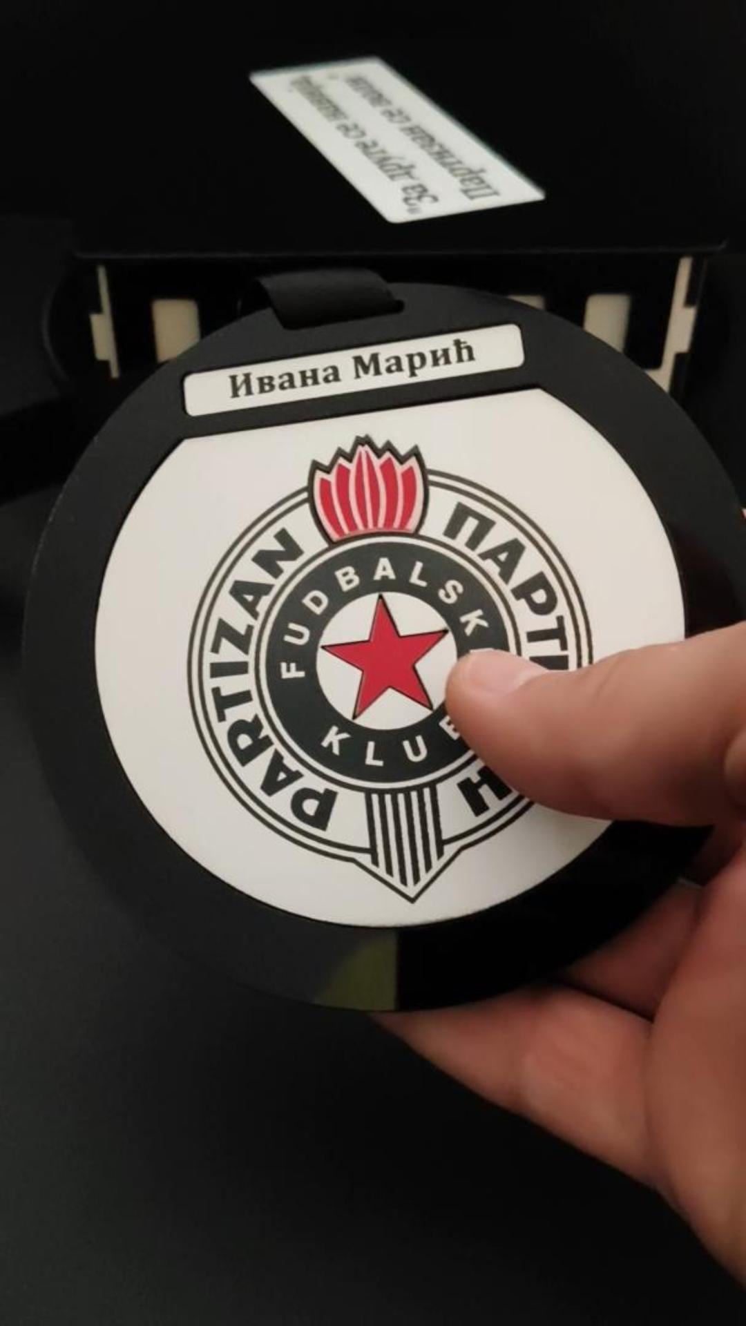 Personalizovana Partizan Medalja 23